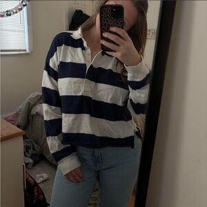 Aerie rugby polo shirt